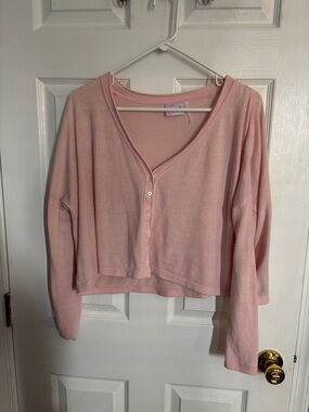 Urban Outfitters Out From Under Pastel Pink Crewneck Top